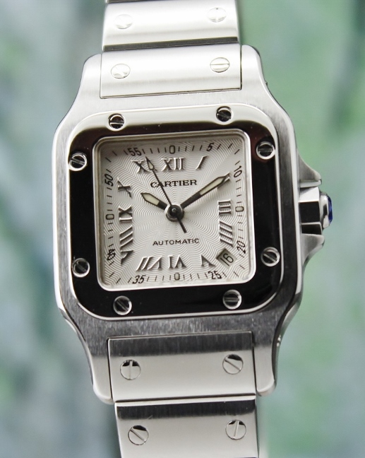 (image for) LIKE NEW CARTIER LADY SANTOS AUTOMATIC WATCH / 2423